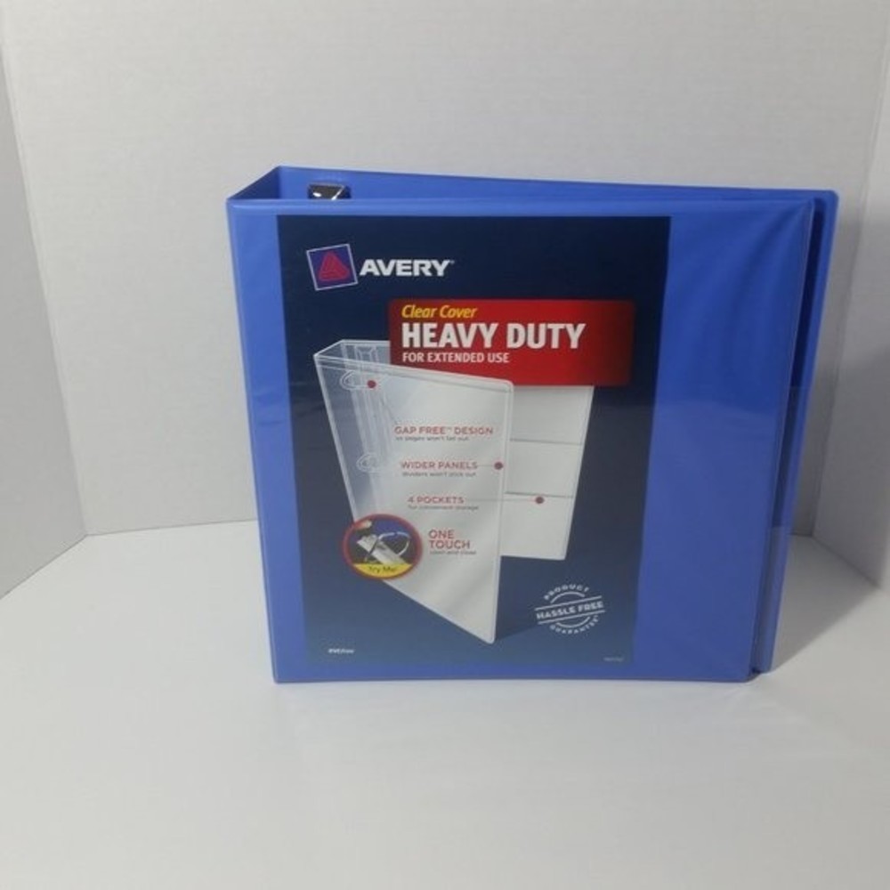 Avery Heavy Duty 3 Ring Binder 1.5" Blue